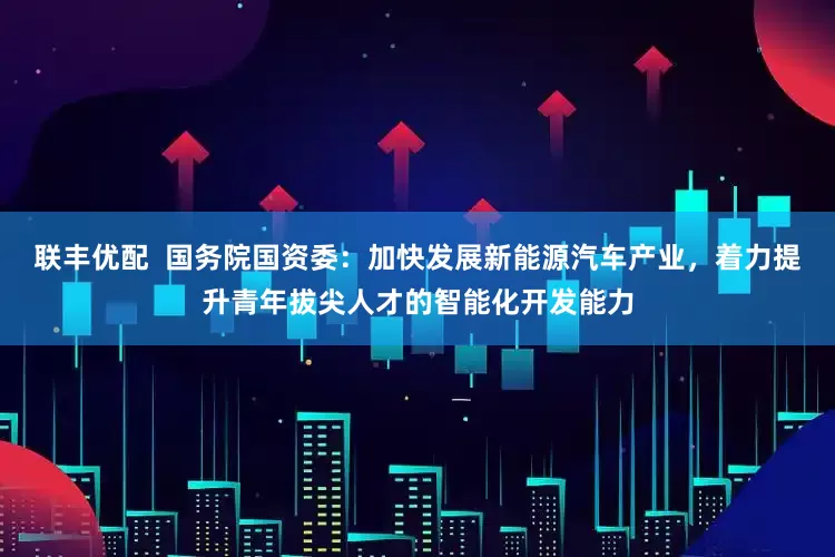 联丰优配  国务院国资委：加快发展新能源汽车产业，着力提升青年拔尖人才的智能化开发能力
