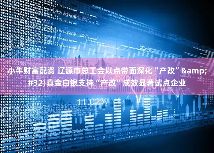 小牛财富配资 辽源市总工会以点带面深化“产改”&#32;真金白银支持“产改”成效显著试点企业