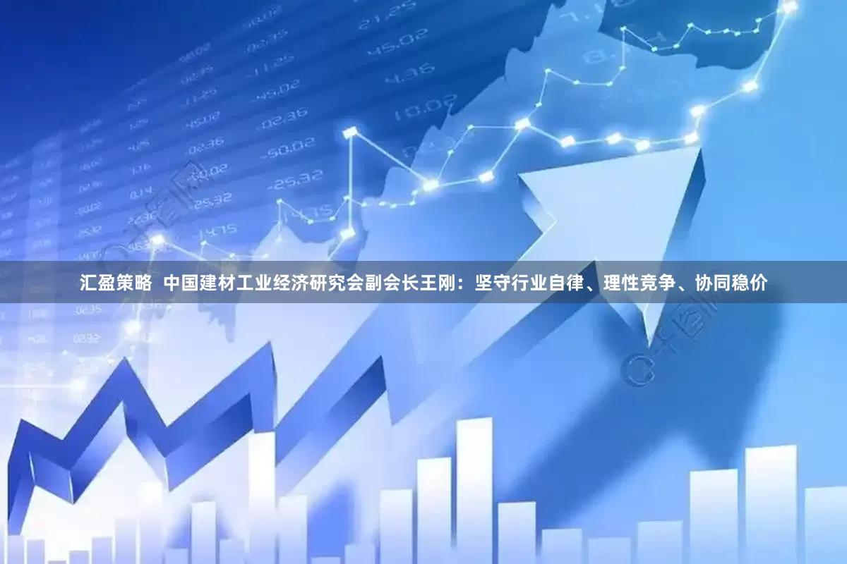 汇盈策略  中国建材工业经济研究会副会长王刚：坚守行业自律、理性竞争、协同稳价