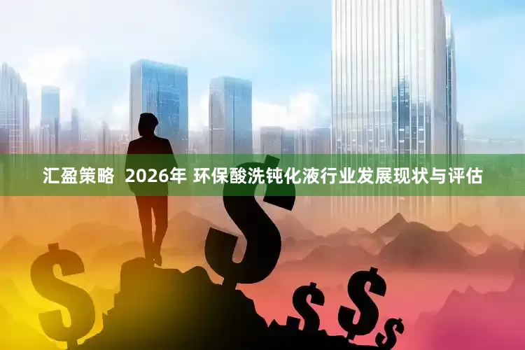 汇盈策略  2026年 环保酸洗钝化液行业发展现状与评估
